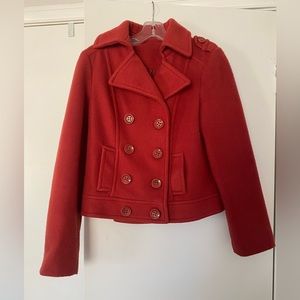 Orange coat